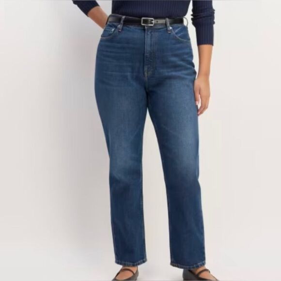 Everlane, The Straight Cheeky Curvy Jean, High Rise Regular Length Size 33 NEW - Picture 1 of 16